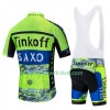 Fahrradbekleidung Radtrikot Kurzarm + Trägershorts 2020 Tinkoff N001